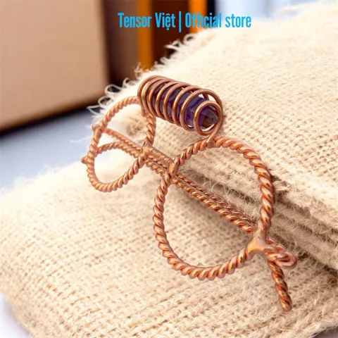 (Phạm Tráng Tensor Việt) Kính tensor đồng đỏ nguyên chất dành cho nam nữ và trẻ em