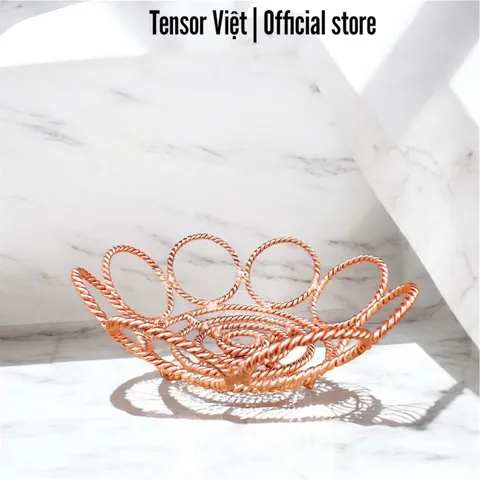 (Phạm Tráng Tensor Việt ) Giỏ đựng đồ, rổ rá tensor 144mhz, 432mhz bằng đồng đỏ sạc năng lượng, tái cấu trúc nước