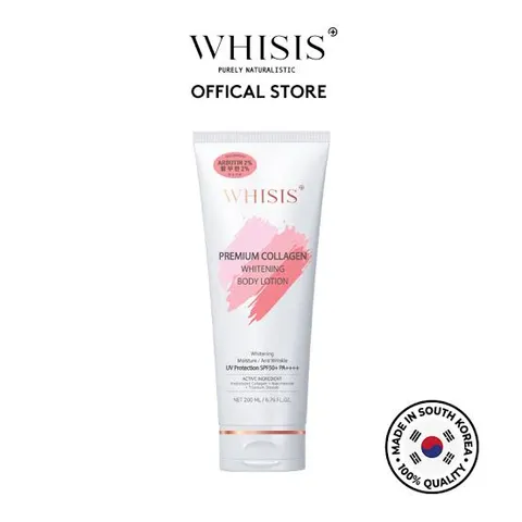 Kem Dưỡng Thể Trắng Da Chống Nắng WHISIS Premium Collagen 200ml - Dưỡng Ẩm SPF Cao, Làm Trắng Da Cho Phụ Nữ 2023 885227