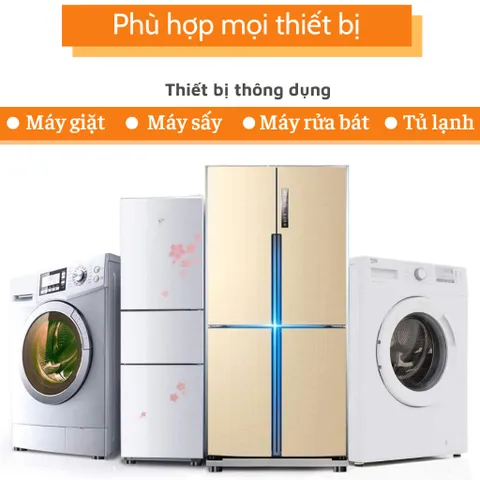 Combo 4 miếng đệm cao su dẻo siêu bền lót chân máy giặt chống rung chống ồn Hàng Việt Nam Xuất Khẩu