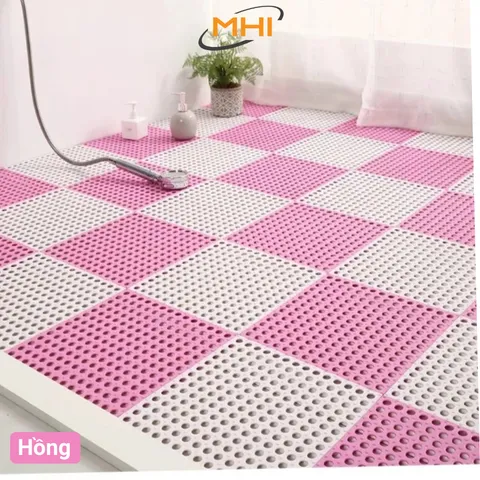 ❤️Combo 20 Vỉ Lót Sàn Nhà tắm MHI Dẻo Siêu Bền- Thảm Nhựa lót sàn vệ sinh, bể bơi, sân vườn HVNXK