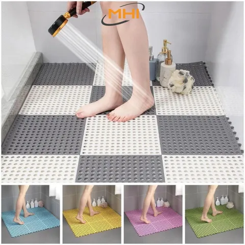 ❤️Combo 20 Vỉ Lót Sàn Nhà tắm MHI Dẻo Siêu Bền- Thảm Nhựa lót sàn vệ sinh, bể bơi, sân vườn HVNXK