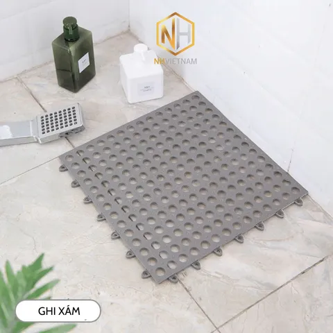 ❤️Combo 20 Vỉ Lót Sàn Nhà tắm MHI Dẻo Siêu Bền- Thảm Nhựa lót sàn vệ sinh, bể bơi, sân vườn HVNXK