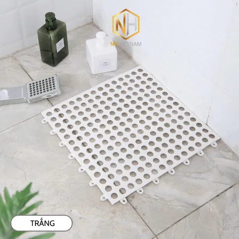 ❤️Combo 20 Vỉ Lót Sàn Nhà tắm MHI Dẻo Siêu Bền- Thảm Nhựa lót sàn vệ sinh, bể bơi, sân vườn HVNXK
