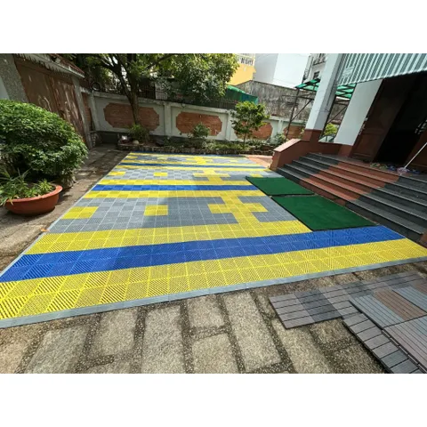 [SIÊU BỀN] Vỉ Lót Sàn Rửa Xe Ô Tô Xe Máy - Gara Xe Chuyên Nghiệp 40cm x 40cm x 2,3cm