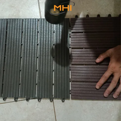 Phụ Kiện Búa Cao Su Thi Công  - Tấm sàn ban công, Vỉ lót gara, nhà tắm, hồ bơi