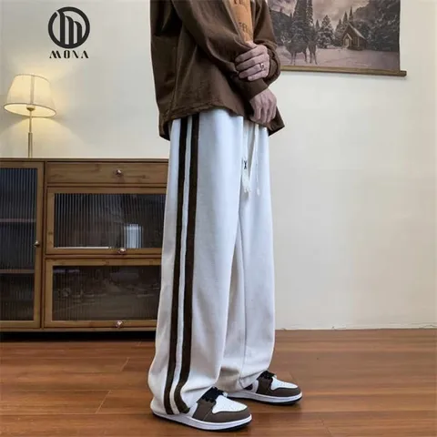 Quần ống rộng nhung tăm Unisex- Mua tấm lót sàn ban công nhận Deal Hời