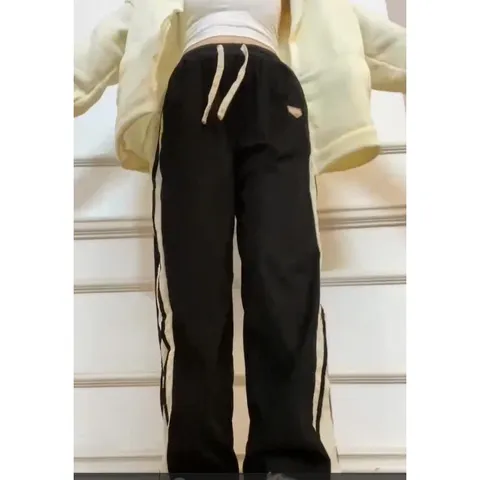 Quần ống rộng nhung tăm Unisex- Mua tấm lót sàn ban công nhận Deal Hời