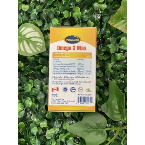 Omega 3 max vitagold L* 30viên Canada