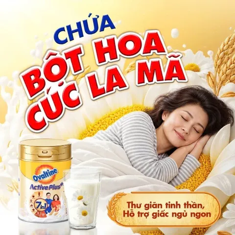 (CHÍNH HÃNG) Sữa Ovaltine Active Plus 400g Ăn Ngon Ngủ Ngon