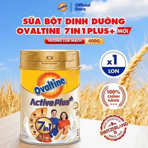 (CHÍNH HÃNG) Sữa Ovaltine Active Plus 400g Ăn Ngon Ngủ Ngon