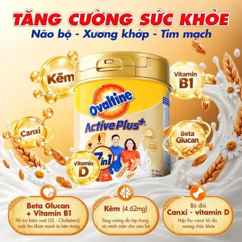 (CHÍNH HÃNG) Sữa Ovaltine Active Plus 400g Ăn Ngon Ngủ Ngon