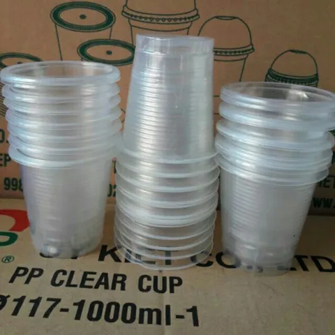 giá sỉ 500 cốc nhựa dùng 1 lần có nắp đủ kích cỡ vân sóng