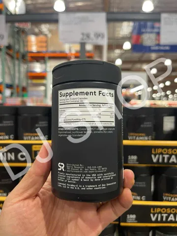Viên Uống Vitamin C Liposomal Sports Research 1000mg 180 Viên - Bổ Sung Vitamin C Tăng Cường Miễn Dịch Từ Mỹ