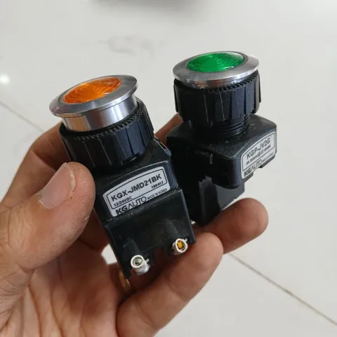 đèn còi hiển thị 24v 220v tủ điện cảnh báo chint lehao xanh trắng đỏ