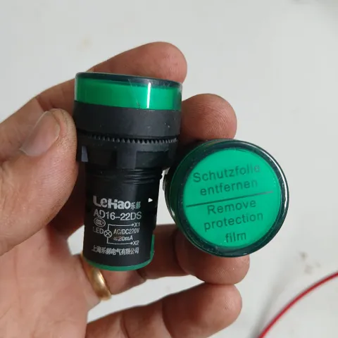 đèn còi hiển thị 24v 220v tủ điện cảnh báo chint lehao xanh trắng đỏ