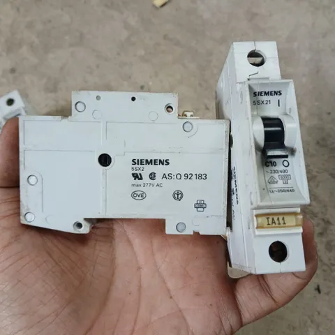 cb tép đôi 1 pha điện gia đinh 220v tháo máy germany Korea taiwan