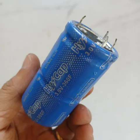siêu tụ Hycap LSuc GW tháo bo mạch 2.8V 100F 3V 360F green capchế hàn cell pin 18650 pin lưu trữ đề xe máy