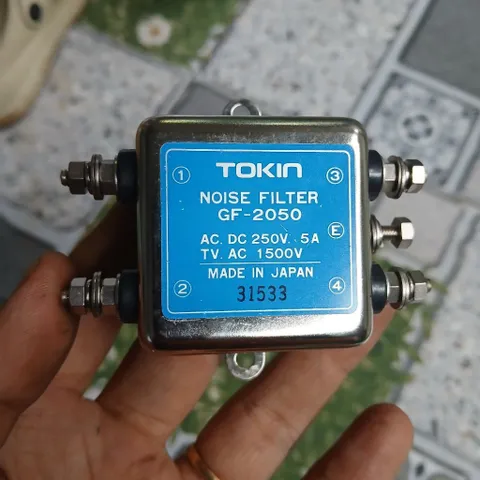lọc nguồn chống nhiễu AC 1 pha EMI filter tháo máy suntronix cosel lambda tokin schaffner delta fuji máy hàn cell pin