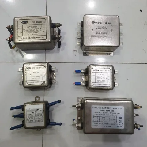 lọc nguồn chống nhiễu AC 1 pha EMI filter tháo máy suntronix cosel lambda tokin schaffner delta fuji máy hàn cell pin