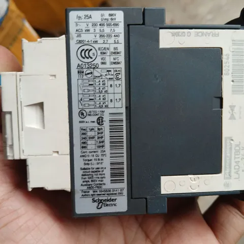 [coil 24v DC] khởi động từ contactor cuộn 24v DC tiếp điểm 220 380 1 pha 3 pha gia đình tháo máy