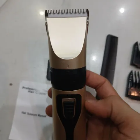 tông đơ cắt tóc pin 18650 kèm dây sạc usb type c mới tỉa lông chó mèo