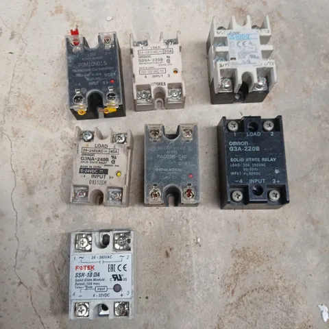 SSR solid state relay Mitsubishi omron Yamatake fotek hàng bãi sử dụng lò nhiệt sấy bếp điện hàn cell pin 18650