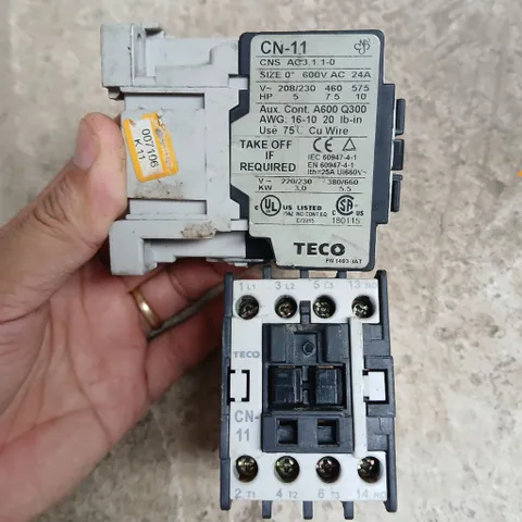 khởi động từ 3 pha 2 pha 1 pha các hãng Mitsubishi teco siemens Schneider bơm nước từ xa 220v