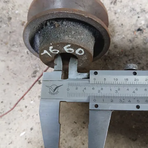 pulley to nhỏ 1 2 tầng trục 14 16 18 20 22 24 25 28 D60 d80 d100 gang mới