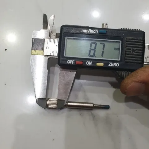 2 nút núm vặn ốc M3 dài 49 mm sắt mạ