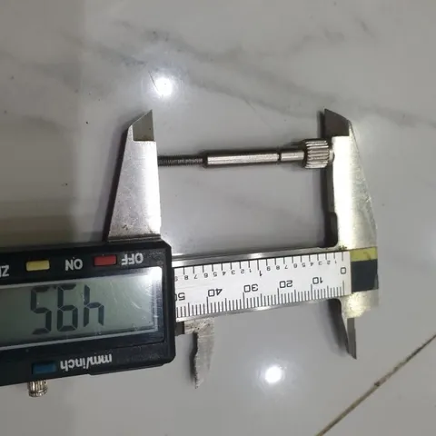 2 nút núm vặn ốc M3 dài 49 mm sắt mạ