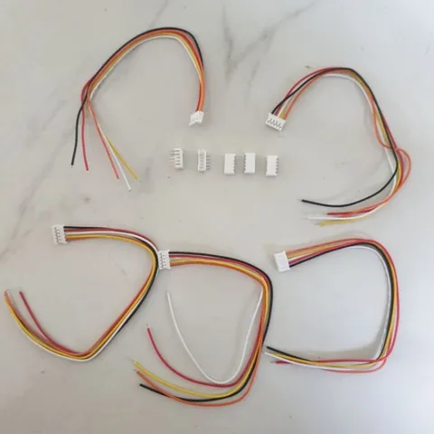 combo 5 sợi dây bus 5p lõi 0.2 dài 20cm kèm chân domino hàn quạt bldc