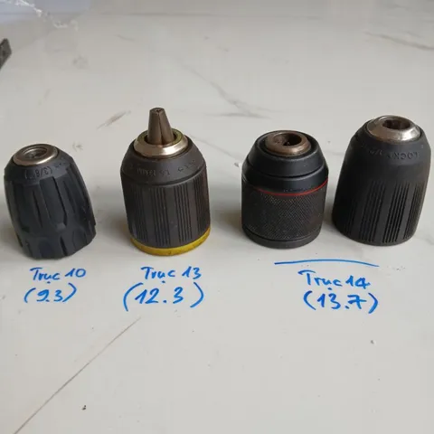 [trục 10 13 14] đầu kẹp khoan pin ryobi milwaukee kẹp 1.5 - 10 - 13mm