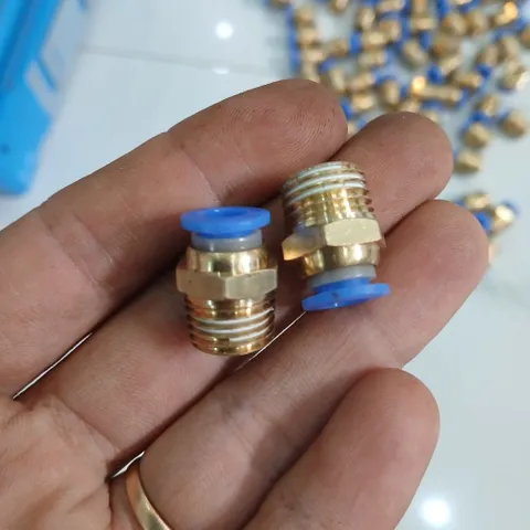 2 cái nối ren đồng 13 17 21 ống 6 8 nối nhanh phun sương làm mát, lọc thô đầu nguồn khí nén cylinder air pressure