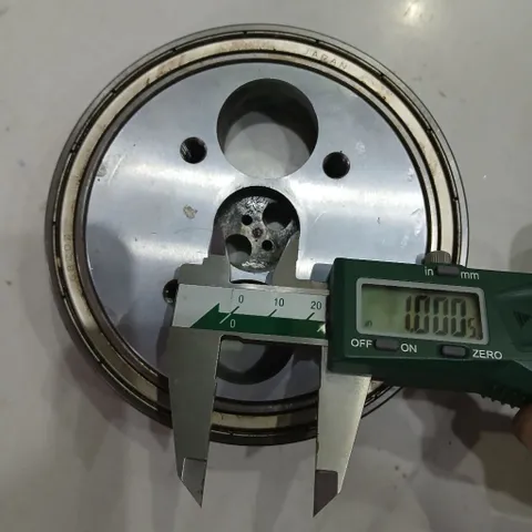 [ trục 1 inch] vòng bi lớn 6820 koyo Japan kèm bích tháo máy chế bàn xoay tì lăn