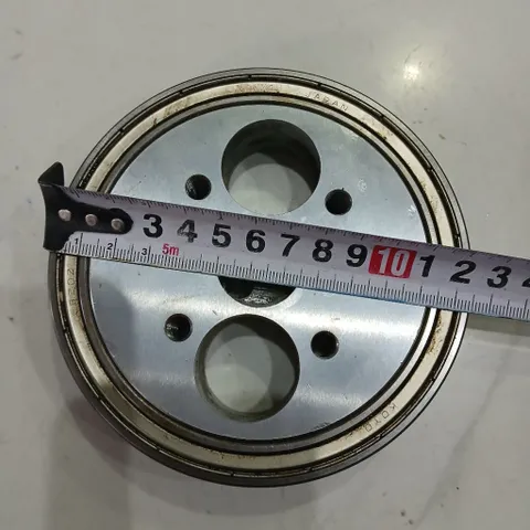 [ trục 1 inch] vòng bi lớn 6820 koyo Japan kèm bích tháo máy chế bàn xoay tì lăn