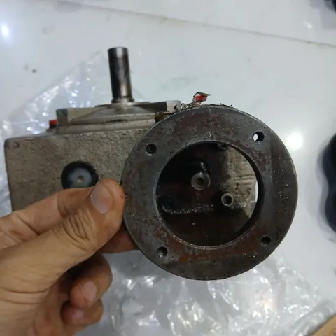 [size 55] hộp số giảm tốc bánh răng trục vít đứng nằm tháo máy nhiều tỉ lệ 1/20 trục 12 17