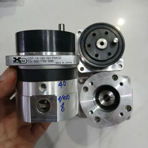 [ harmonic 100w 1/100] hộp số giảm tốc japan tháo máy trục 7 8 bích 40 59 trục A B cnc tiện phay mini