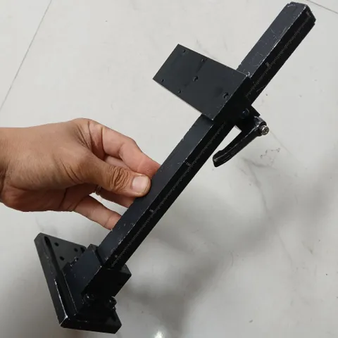 [300mm] chân trụ nhôm rỗng đứng có thước khóa nhanh chỉnh độ cao thí nghiệm giảng dạy mô hình