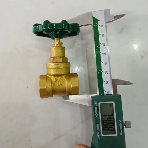 [KVS] van cửa xịn đồng thau hãng KVS ren 21 mới chưa sử dụng khí nén nồi hơi nước 1.6MPa