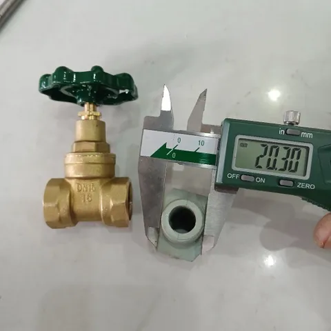 [KVS] van cửa xịn đồng thau hãng KVS ren 21 mới chưa sử dụng khí nén nồi hơi nước 1.6MPa