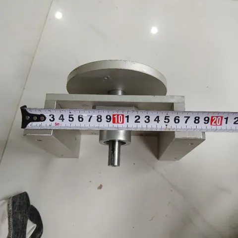 cụm đĩa xoay kèm chân nhôm chế mài đĩa trục 14 2 vòng bi 6002 mâm xoay