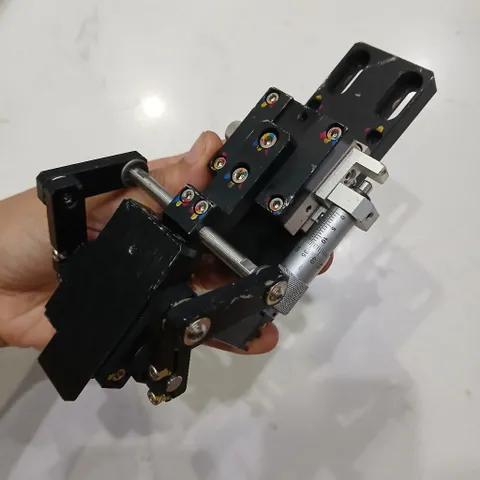 cơ cấu chỉnh nghiêng panme 0.01 bàn trượt 40 thép