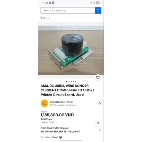so dòng 3 pha wire bonde tháo máy Schaffner asm