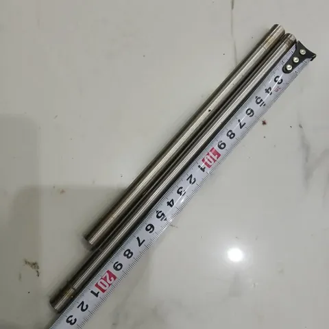 trục sắt, inox phi 10 2 lỗ ren M5 tháo máy bao chuẩn bao thẳng