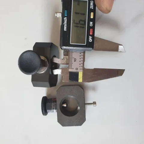 vòng chặn trục phi 16 có chốt nhanh nhôm anode xám dày 16mm