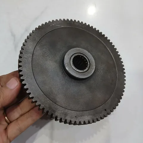 [module 1.75] Bánh răng thép đường kính 80 40 răng tiện phay cnc máy ép dập bấm cos bi đũa