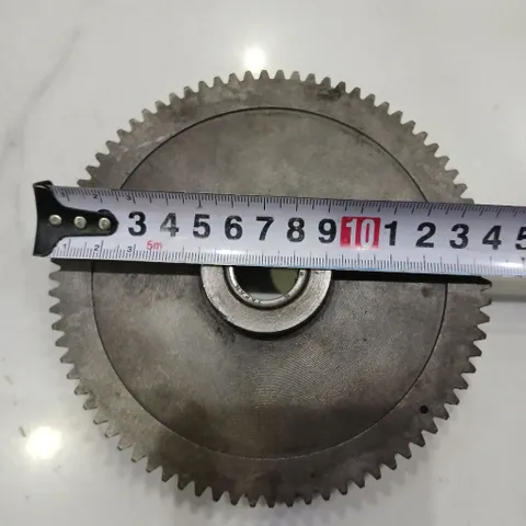 [module 1.75] Bánh răng thép đường kính 80 40 răng tiện phay cnc máy ép dập bấm cos bi đũa