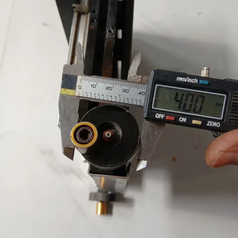 bộ bàn trượt XY nhôm hành trình 75mm tay quay vít me dày 8mm