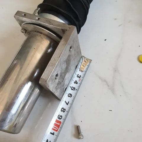 bộ hộp số vuông góc nâng hạ vít me cơ phi 18 tỉ lệ 1/16 kèm ke góc inox